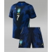 Brasil Vinicius Junior #7 Bortedraktsett Barn VM 2026 Kortermet (+ Korte bukser)